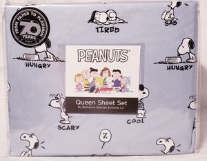 Berkshire Peanuts Queen Size Sheet Set